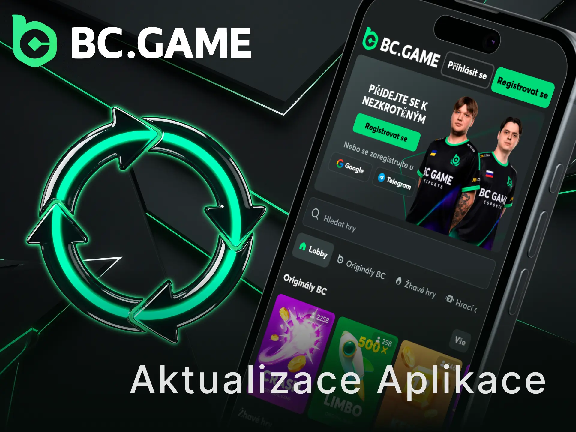 Přečtěte si jak aktualizovat mobilní iOS aplikaci BC Game na nejnovější verzi.