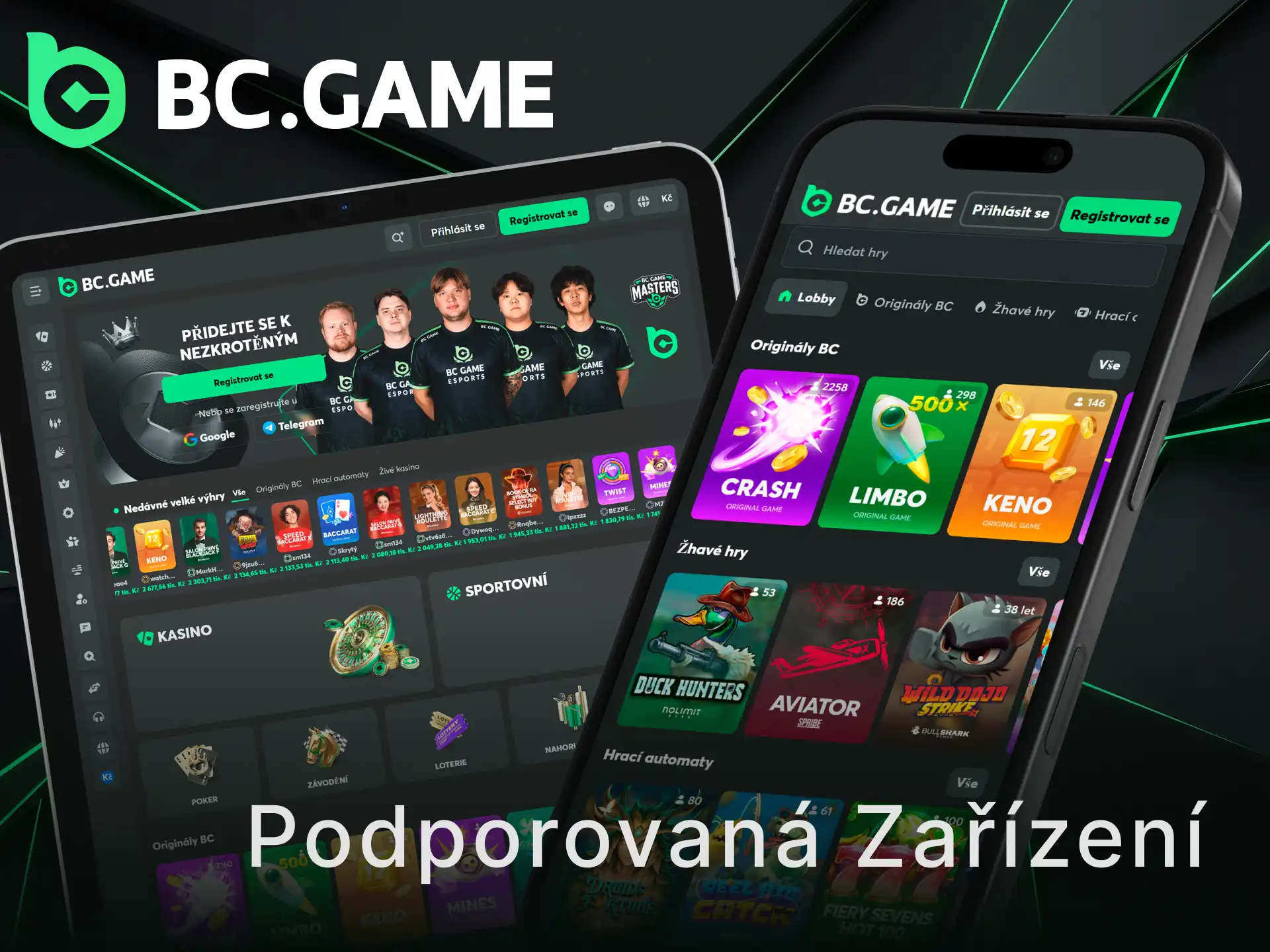 Zkontrolujte podporovaná zařízení pro spuštění mobilní iOS aplikace BC Game.