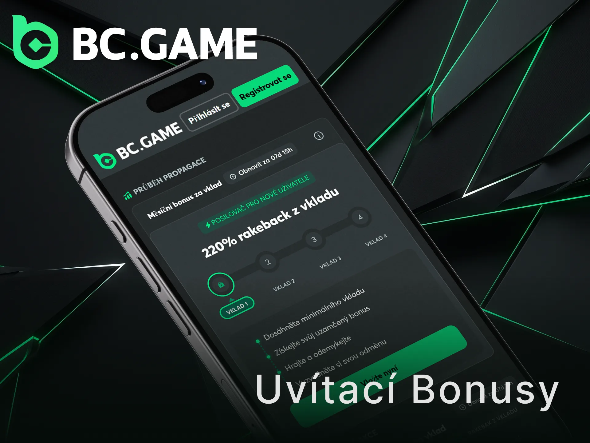 Aktivujte si uvítací bonusy po instalaci mobilní iOS aplikace BC Game.