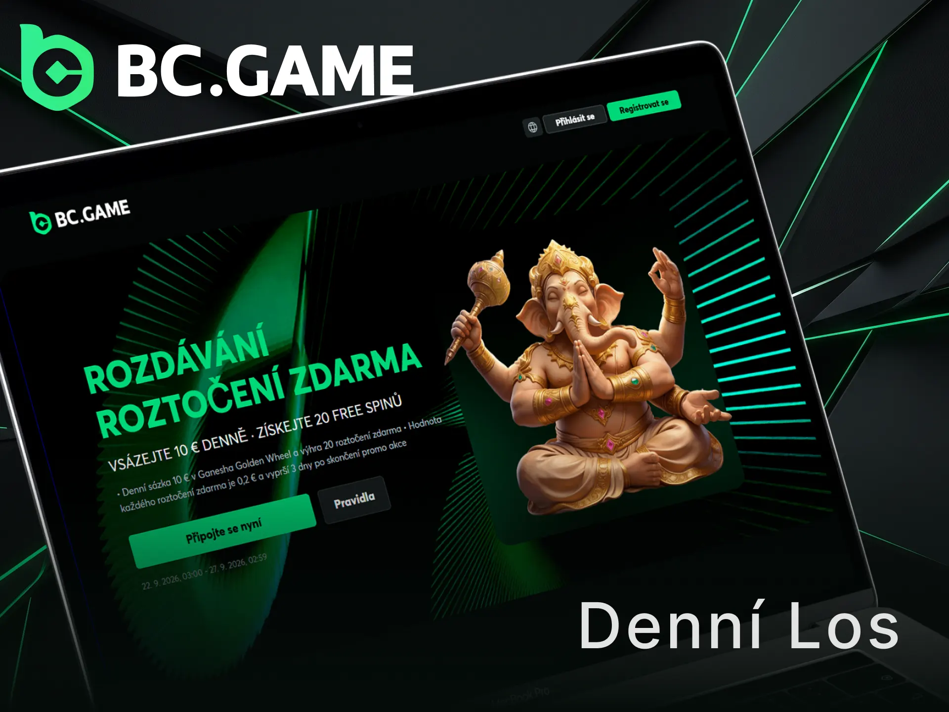 Roztočte denní los Lucky Spin na BC Game a vyhrajte skvělé odměny.
