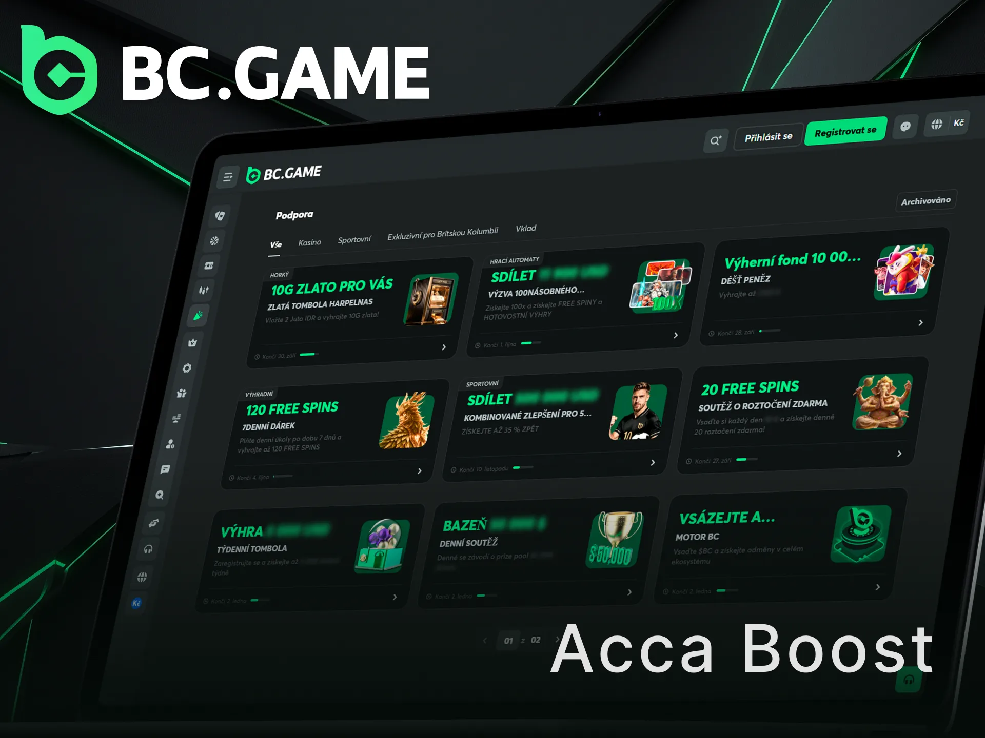 Aktivujte si bonus za akumulační sázky na BC Game pro vyšší výhry.