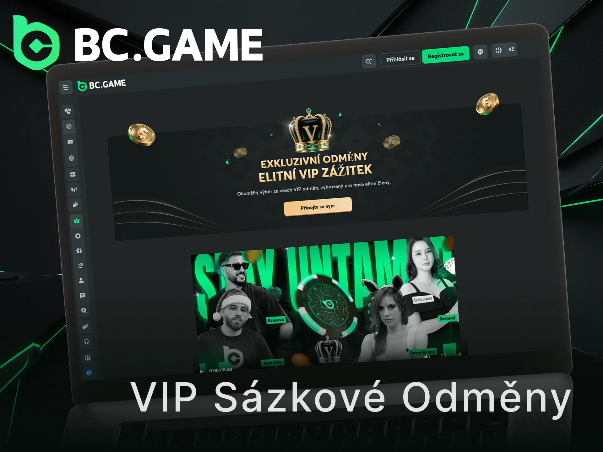 Využijte exkluzivní VIP sázkové odměny na BC Game pro aktivní hráče.