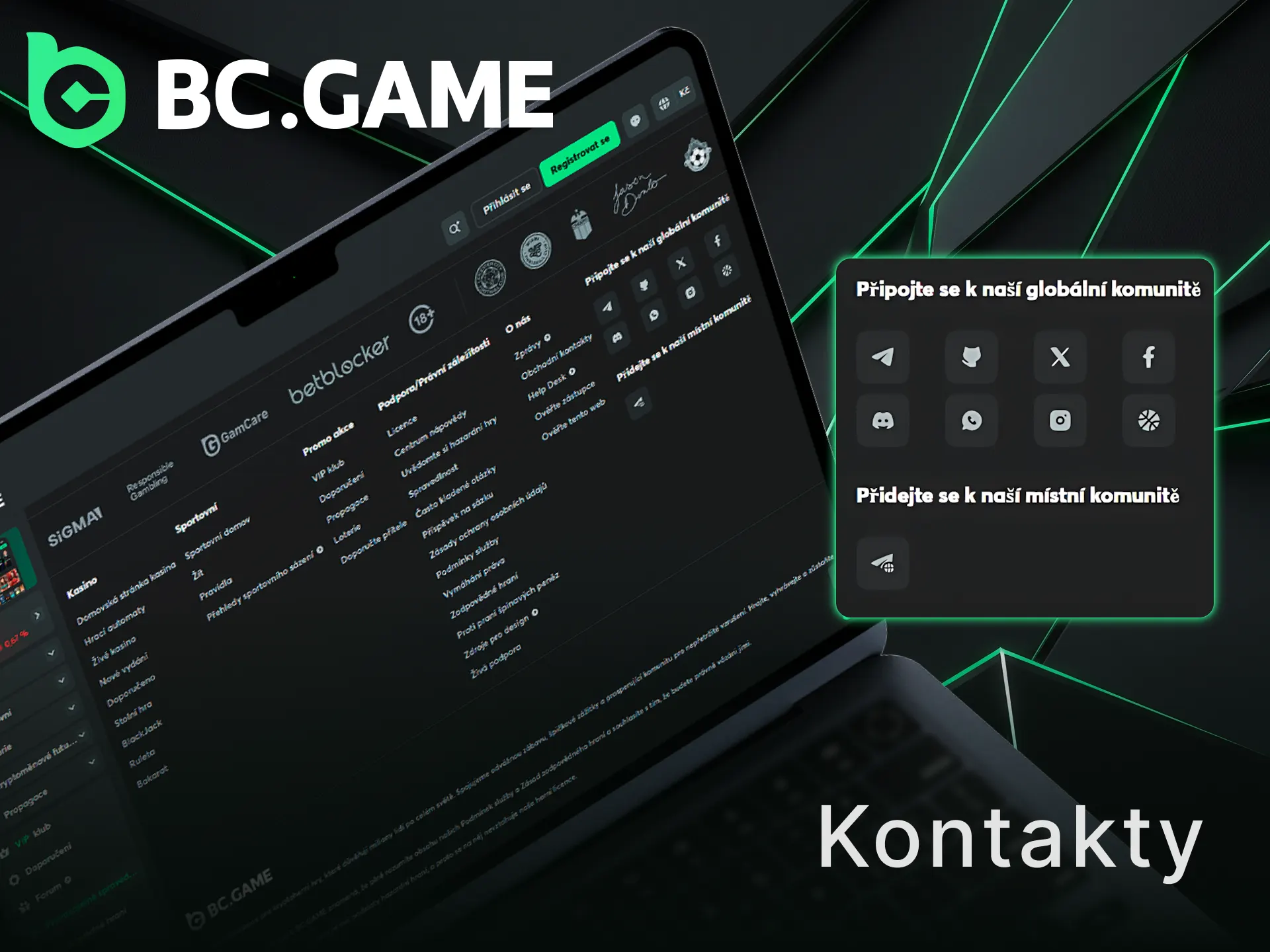 Využijte zákaznickou podporu BC Game pro rychlé řešení vašich dotazů.