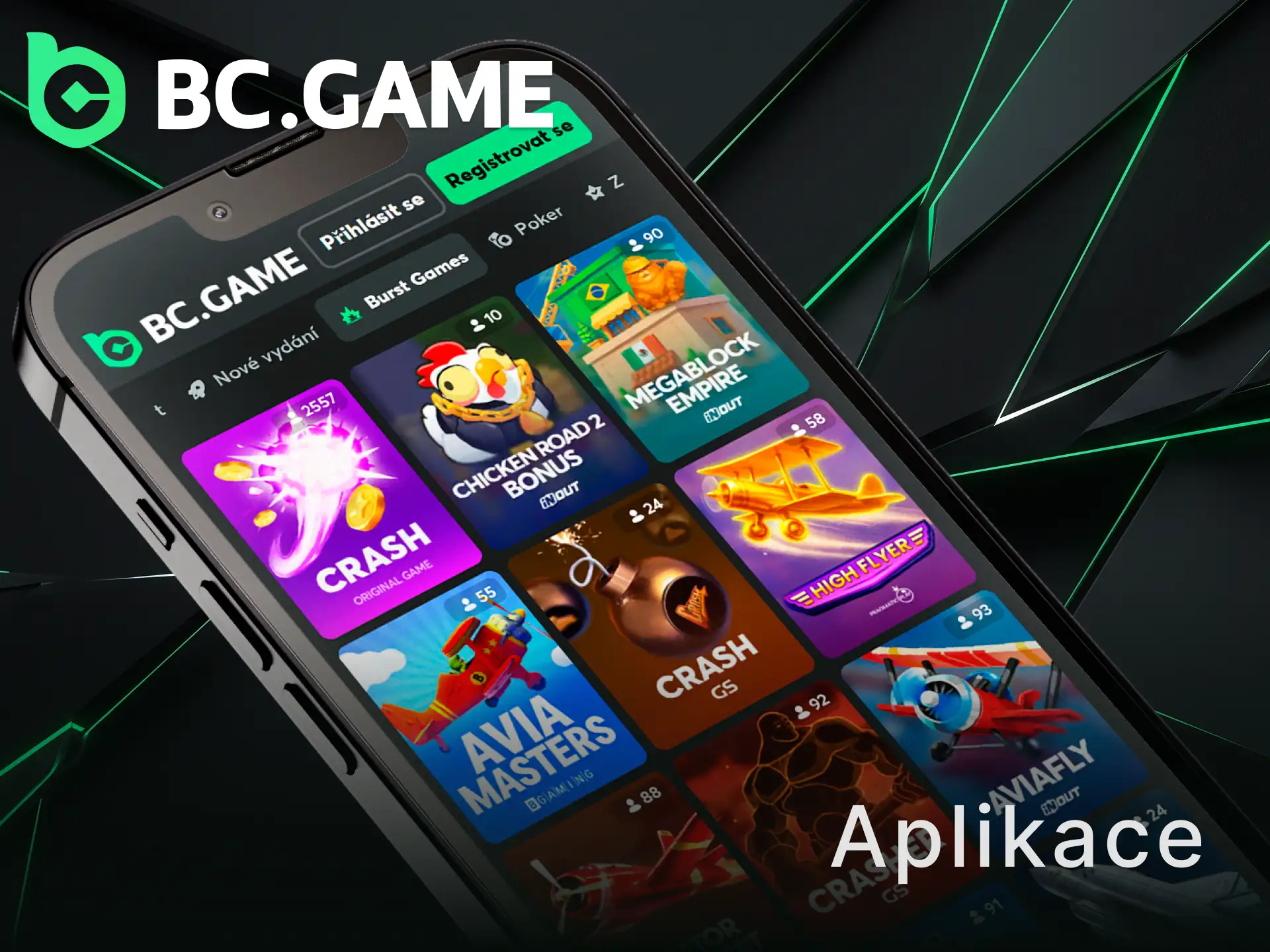 Stáhněte si mobilní casino aplikaci BC Game pro pohodlné hraní.