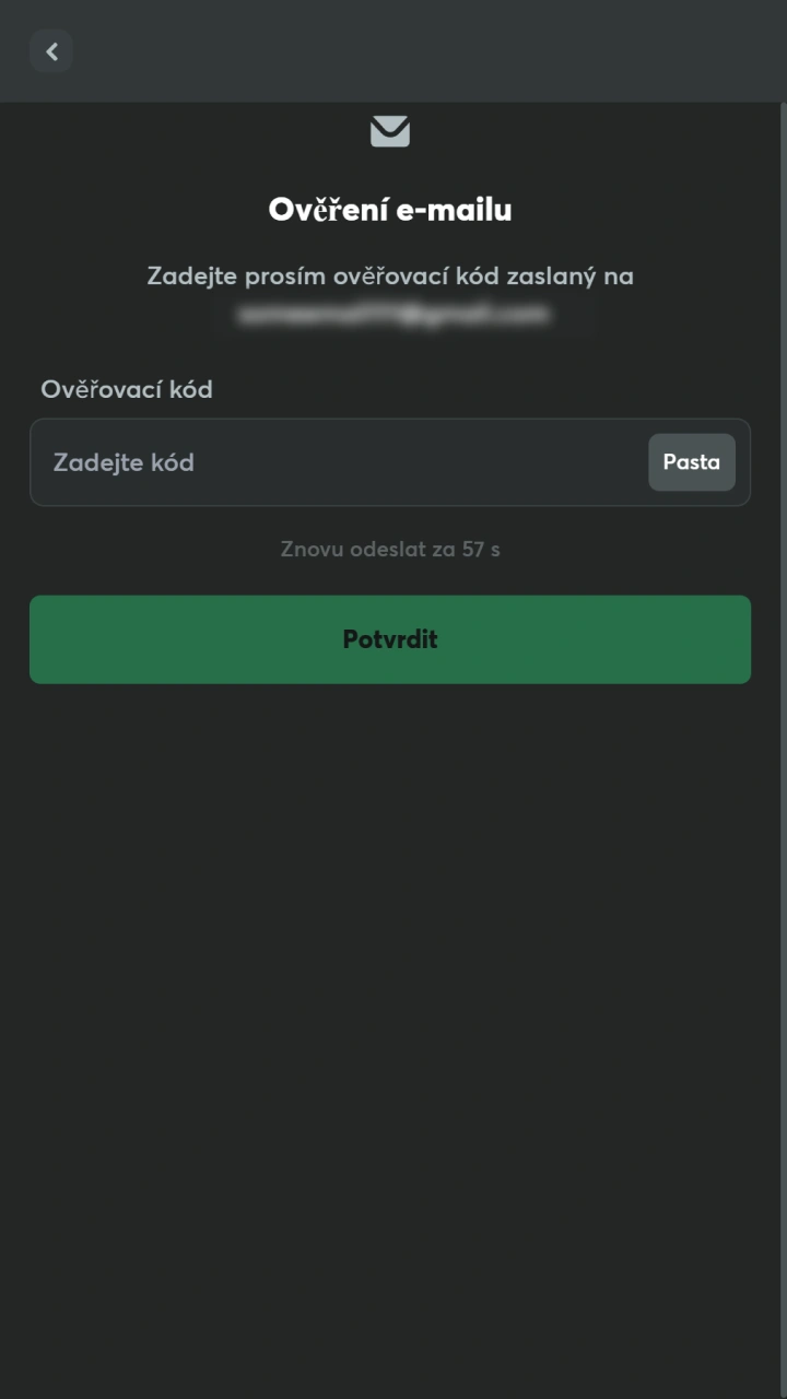 Dokončete ověření účtu na BC Game a začněte hrát casino hry.