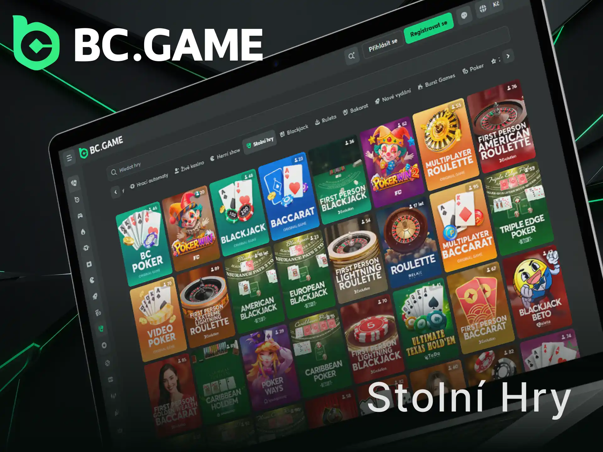 Zahrajte si napínavé stolní casino hry na BC Game ještě dnes.