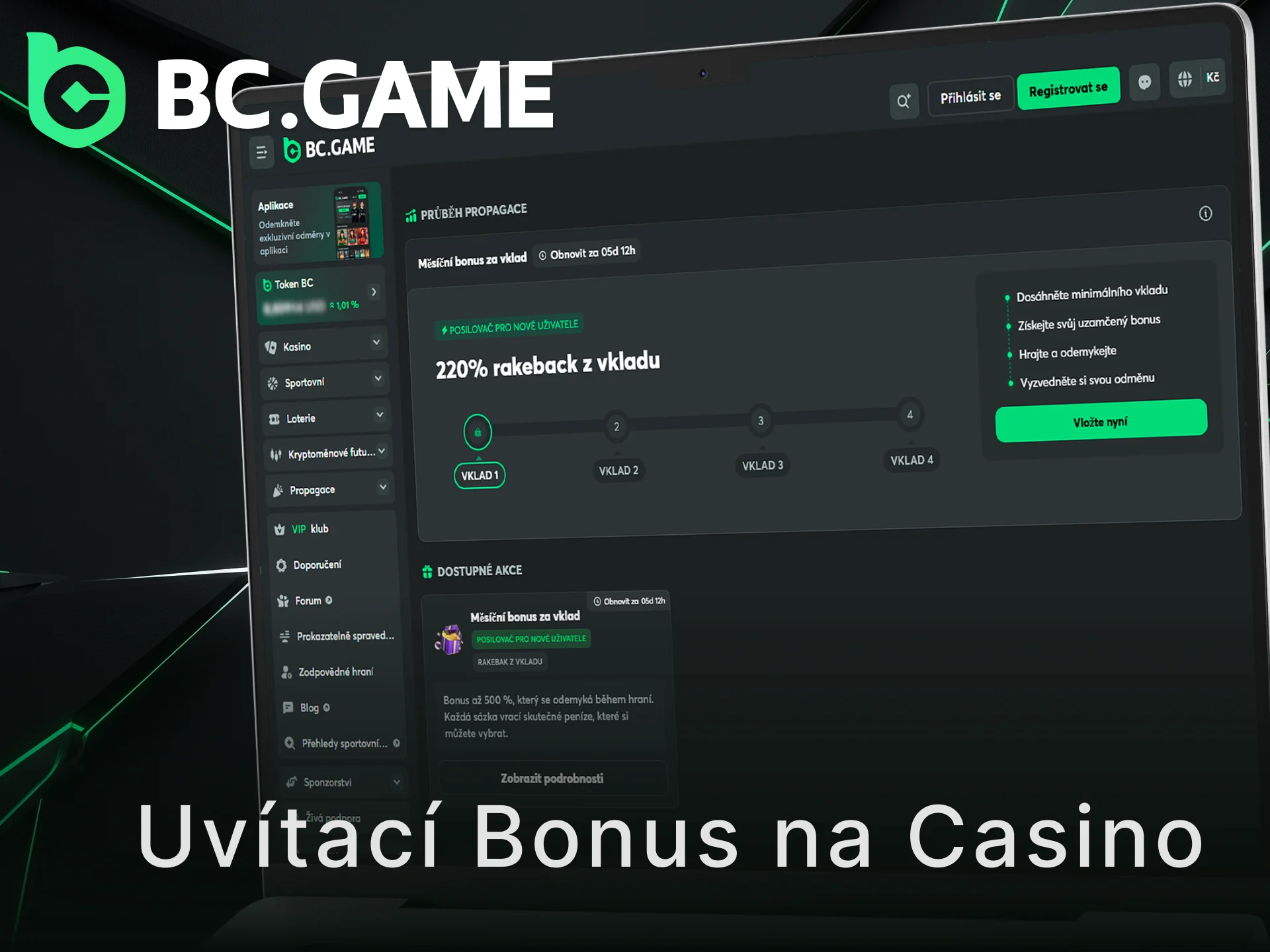 Aktivujte si uvítací bonus na BC Game Casino a hrajte výhodně.