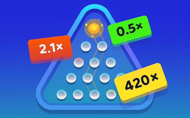 Vyzkoušejte štěstí v populární kasinové hře Plinko na BC Game.