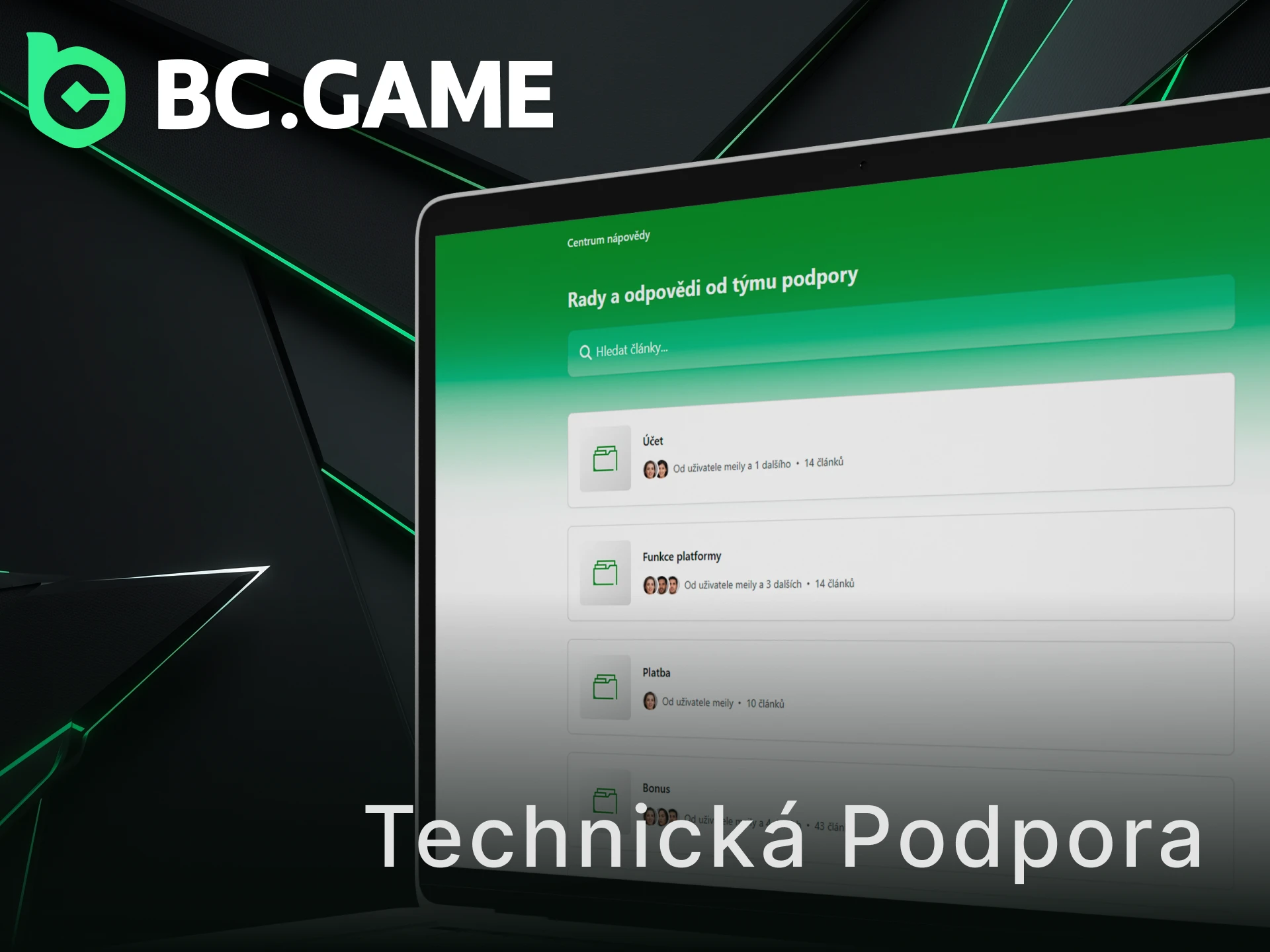Kontaktujte technickou podporu BC Game pro vyřešení jakýchkoliv problémů s platformou.