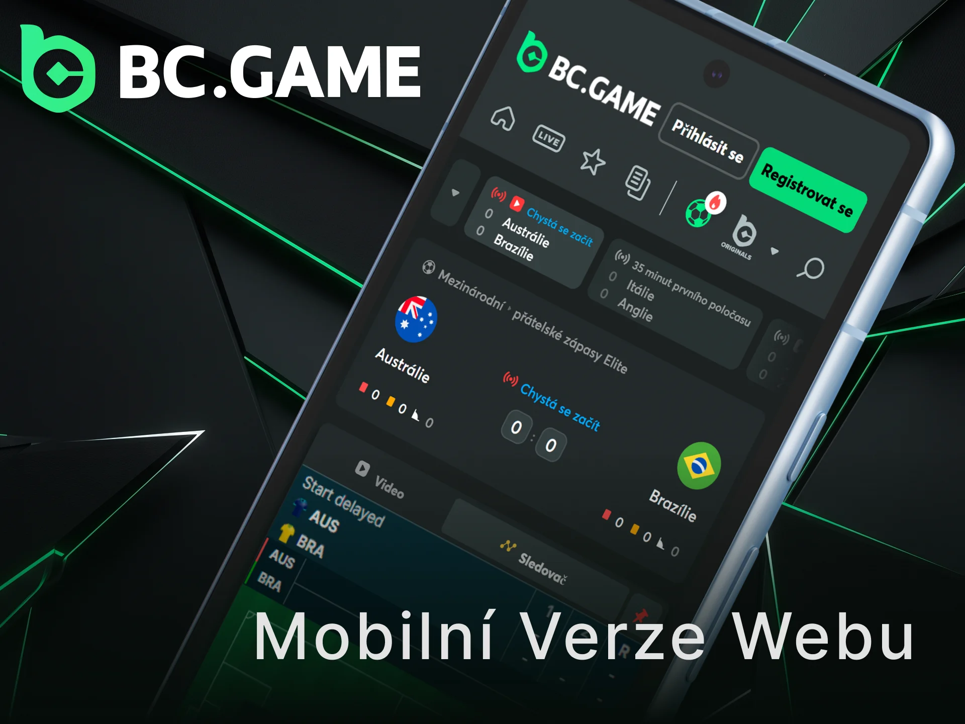 Vyzkoušejte mobilní verzi webu BC Game pro pohodlné sázení na sporty.