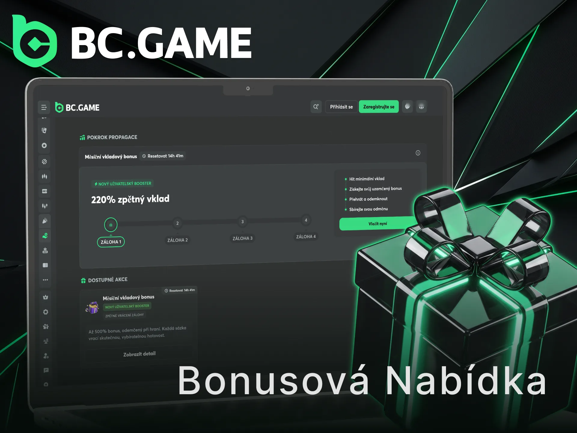 Aktivujte si výhodné odměny pro BC Game Aviator a vyhrávejte.