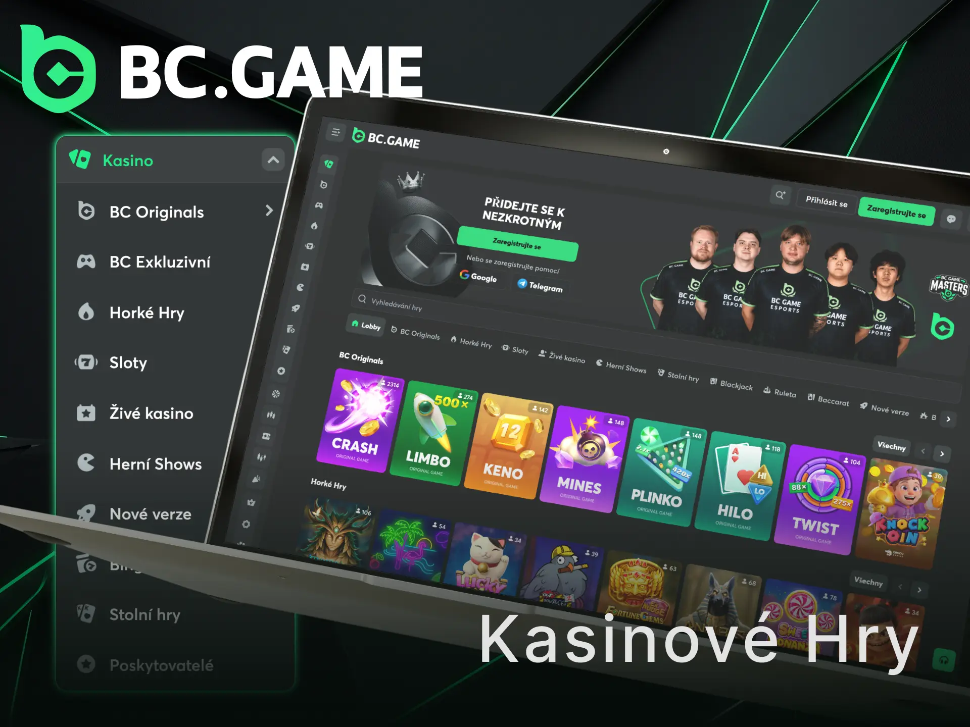 Hrajte špičkové automaty od prověřené firmy v O nás BC Game.