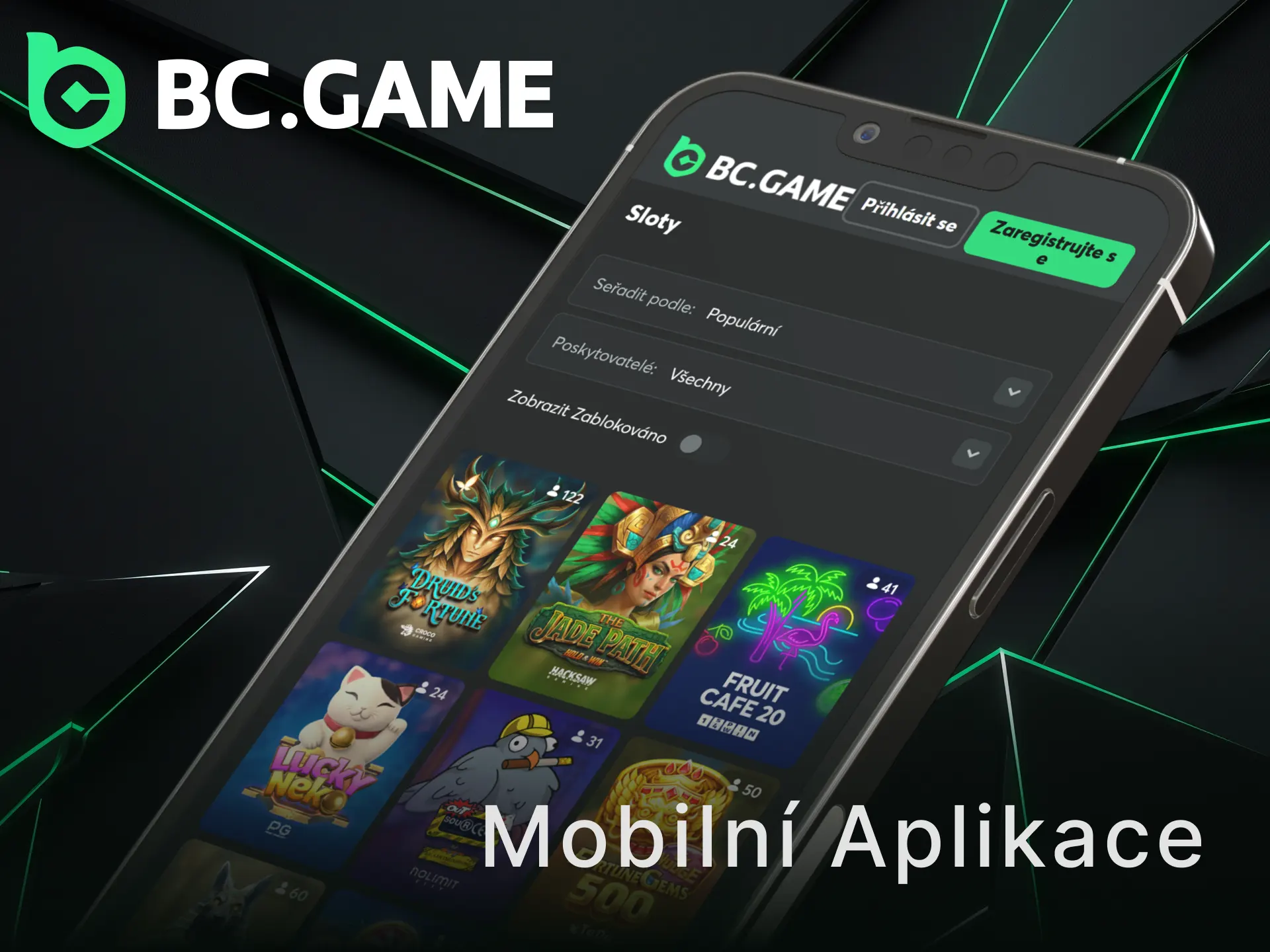 Stáhněte si mobilní aplikaci pro BC Game sloty a hrajte odkudkoliv.