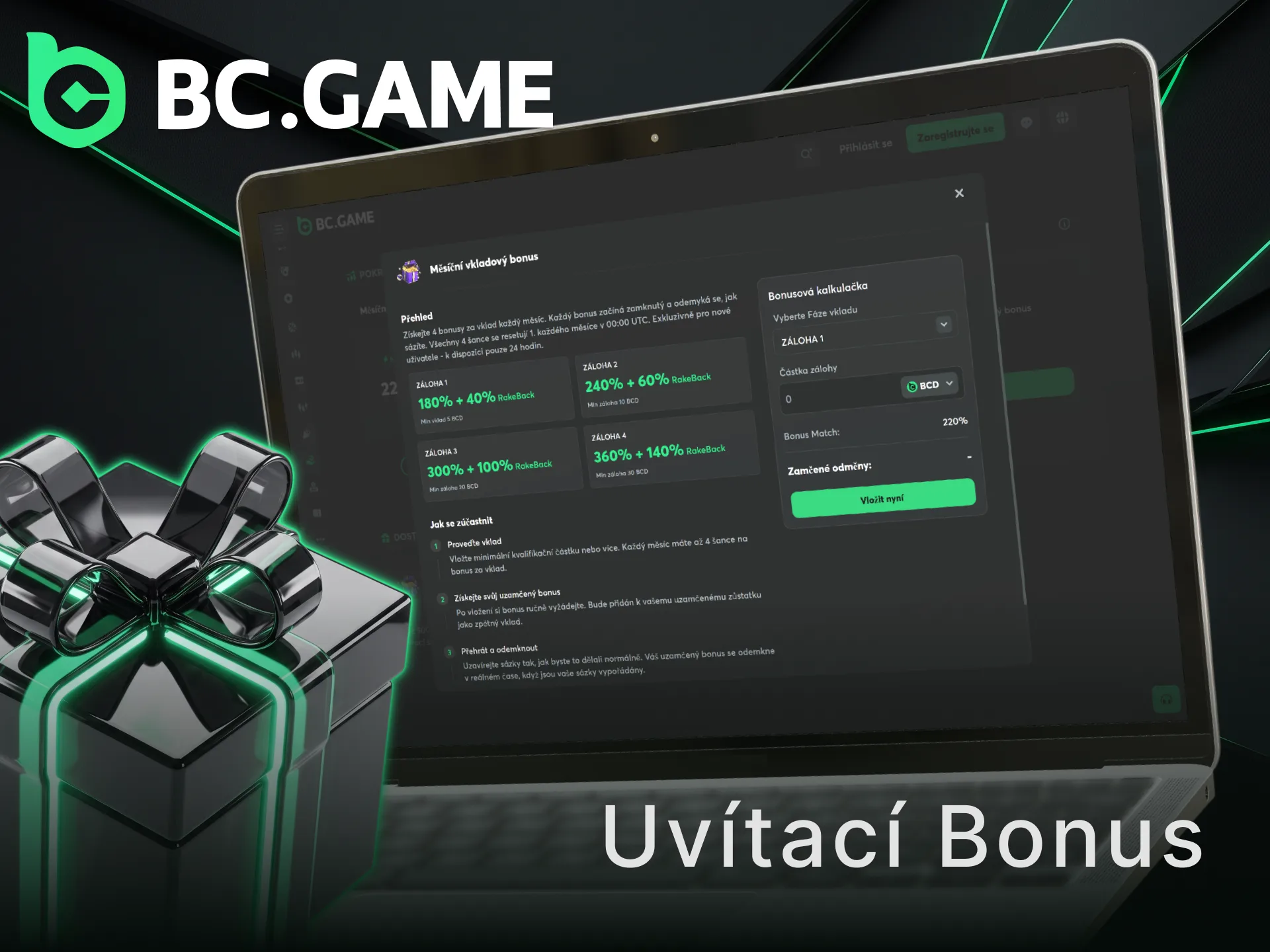 Aktivujte si uvítací odměnu na BC Game sloty a znásobte vklad.