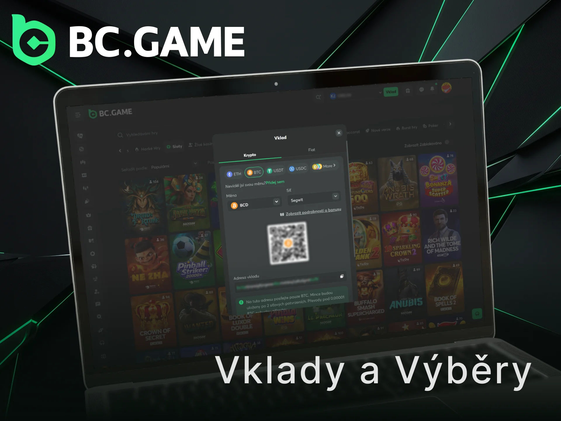 Dobijte konto a vyhoďte výhry z BC Game sloty bezpečně.