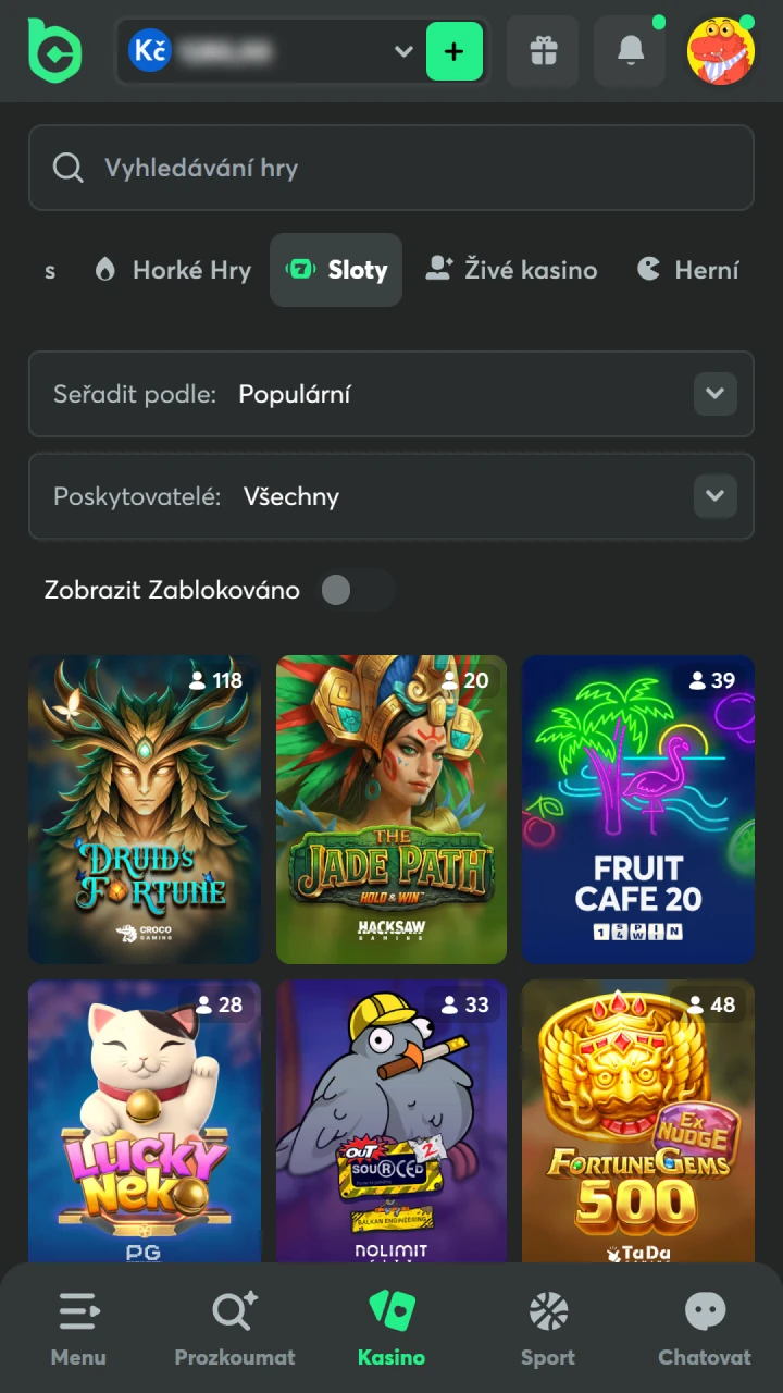 Zvolte si preferovaný titul v nabídce BC Game sloty ihned.