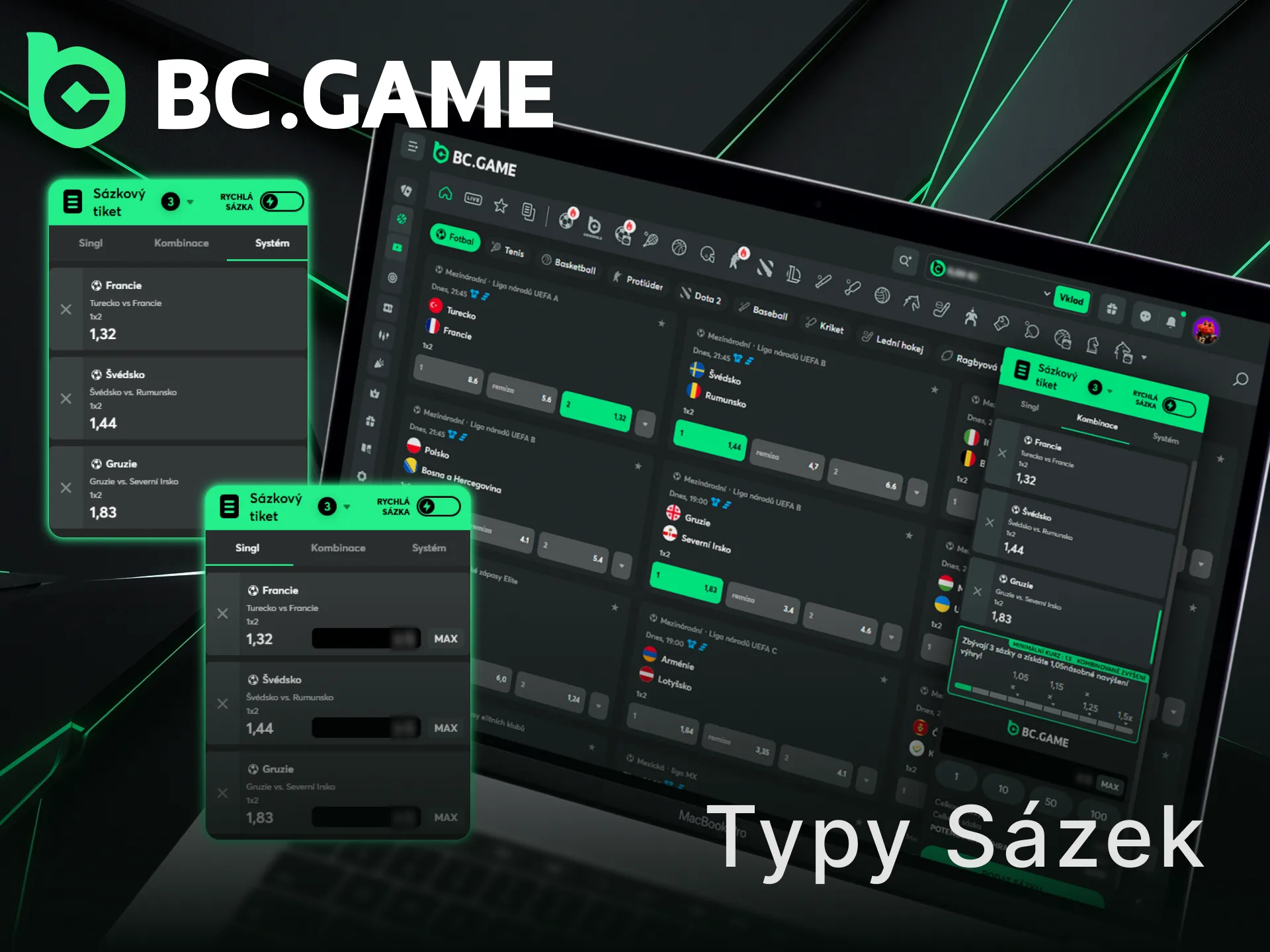 Prozkoumejte různé typy sázek na BC Game a vyberte si tu nejlepší.